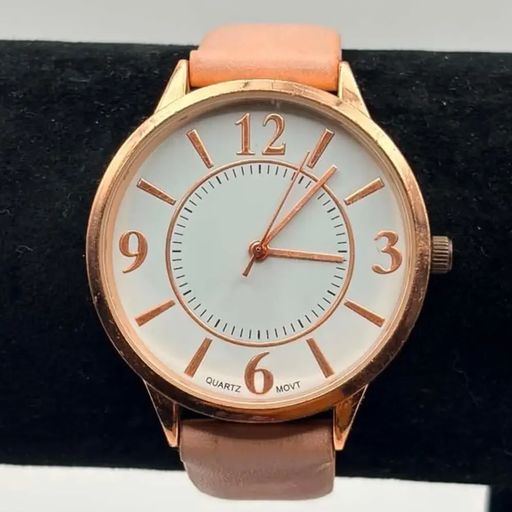 Rose Gold & Pink Watch